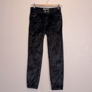 We the Free crushed velvet cotton pants sz 24